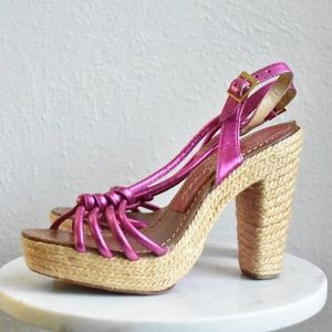 Paloma Barcelo’ Glittering Pink Heel